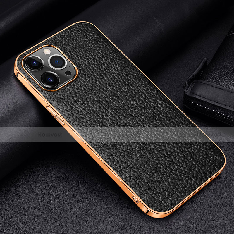 Soft Luxury Leather Snap On Case Cover S01 for Apple iPhone 13 Pro