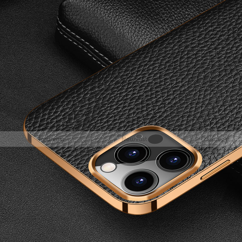 Soft Luxury Leather Snap On Case Cover S01 for Apple iPhone 13 Pro Max