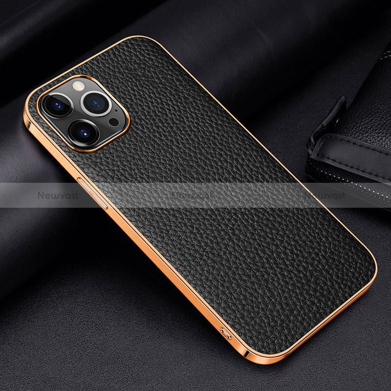 Soft Luxury Leather Snap On Case Cover S01 for Apple iPhone 14 Pro