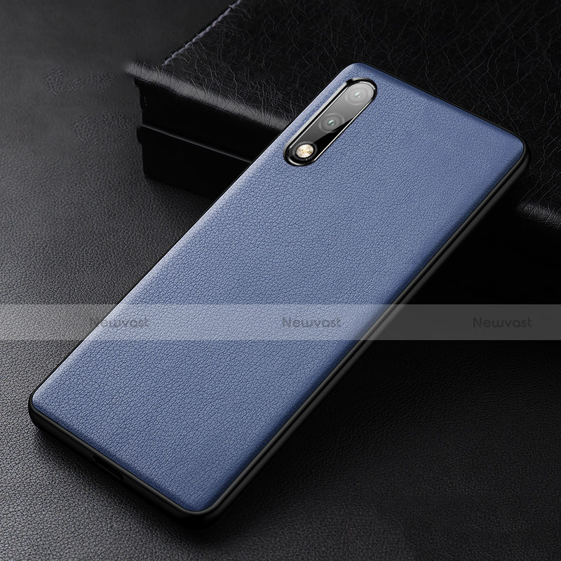 Soft Luxury Leather Snap On Case Cover S01 for Huawei Enjoy 10