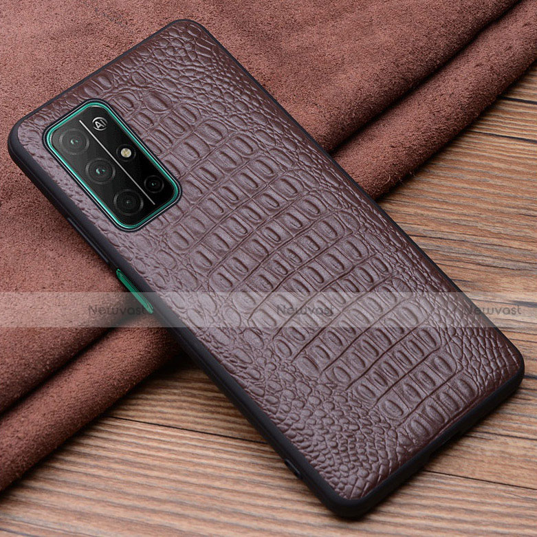 Soft Luxury Leather Snap On Case Cover S01 for Huawei Honor 30S