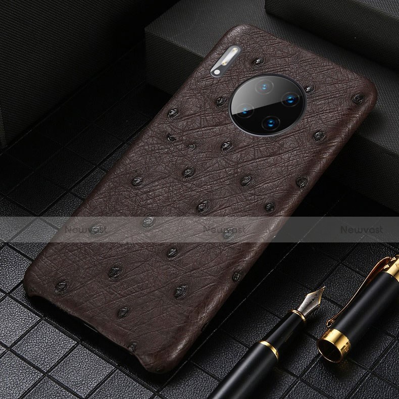 Soft Luxury Leather Snap On Case Cover S01 for Huawei Mate 30 Pro 5G