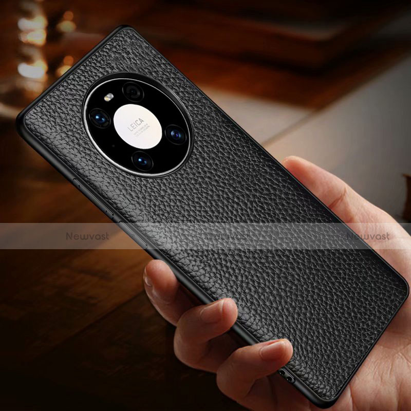 Soft Luxury Leather Snap On Case Cover S01 for Huawei Mate 40E Pro 4G