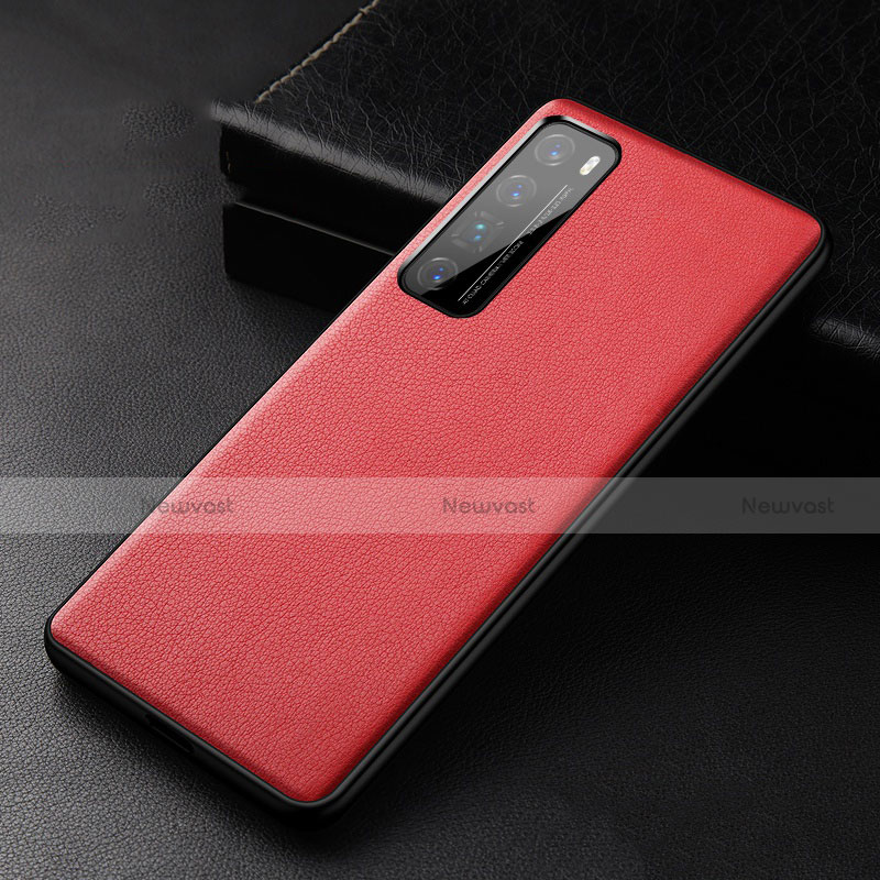 Soft Luxury Leather Snap On Case Cover S01 for Huawei Nova 7 Pro 5G