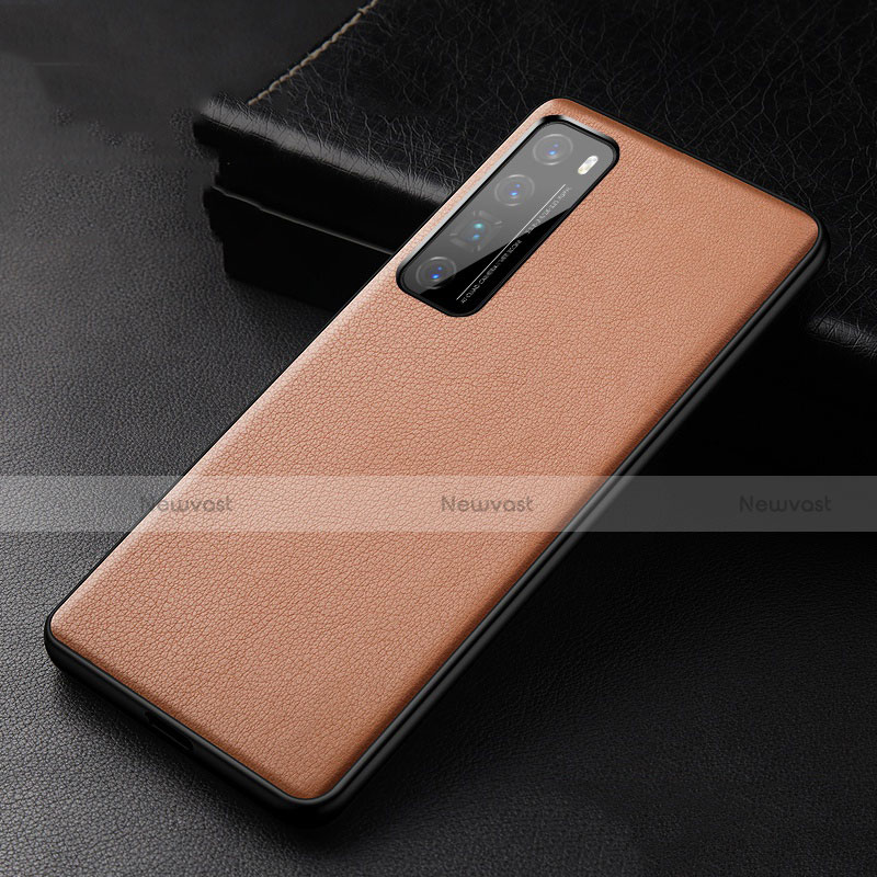 Soft Luxury Leather Snap On Case Cover S01 for Huawei Nova 7 Pro 5G