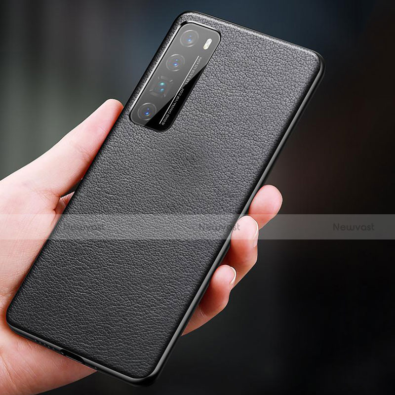 Soft Luxury Leather Snap On Case Cover S01 for Huawei Nova 7 Pro 5G