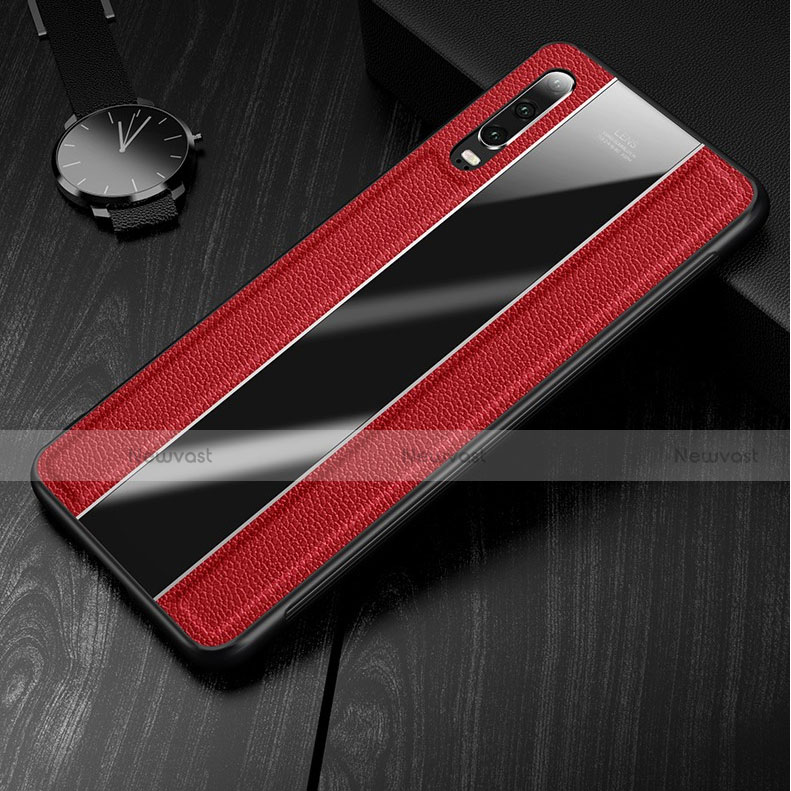 Soft Luxury Leather Snap On Case Cover S01 for Huawei P30