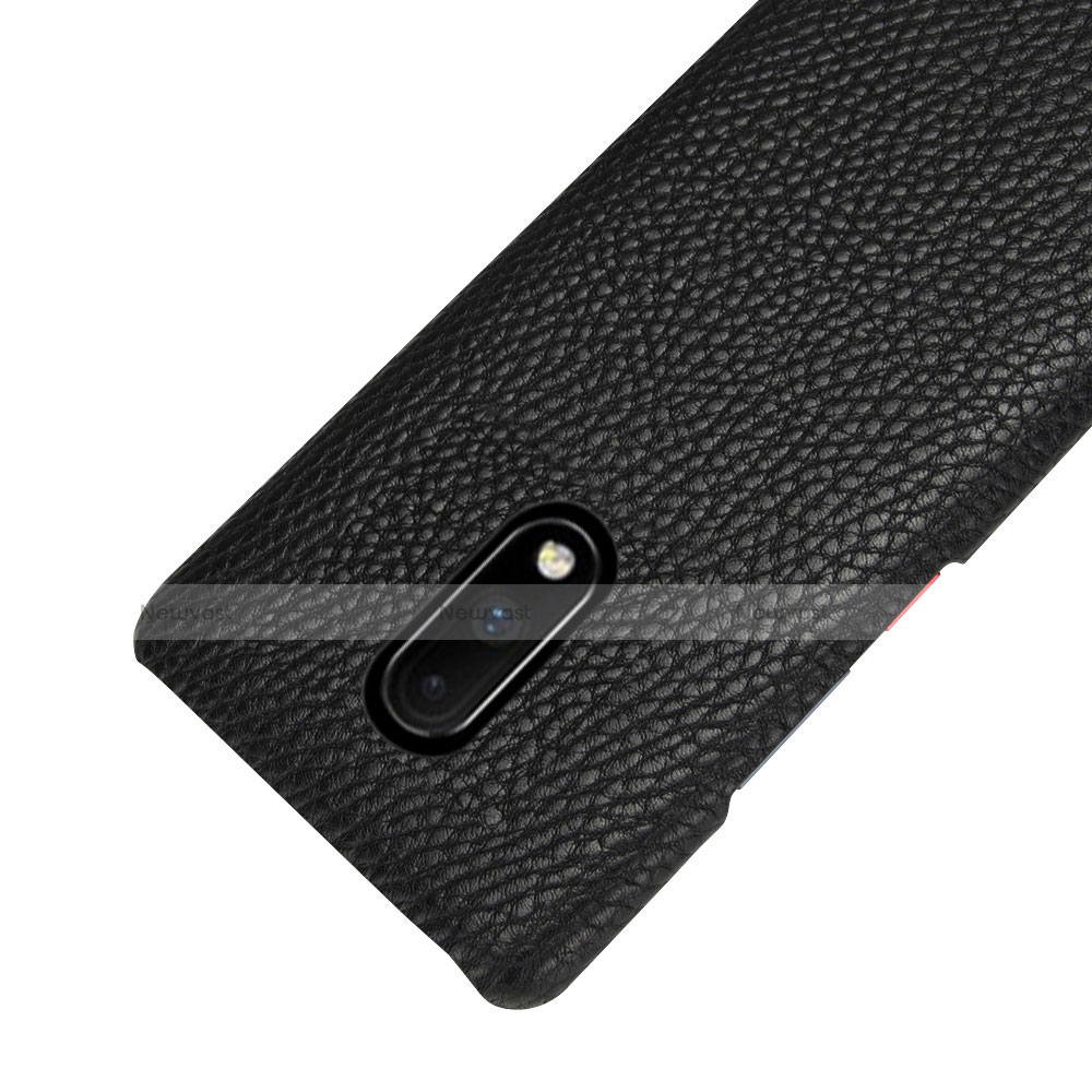 Soft Luxury Leather Snap On Case Cover S01 for OnePlus 7