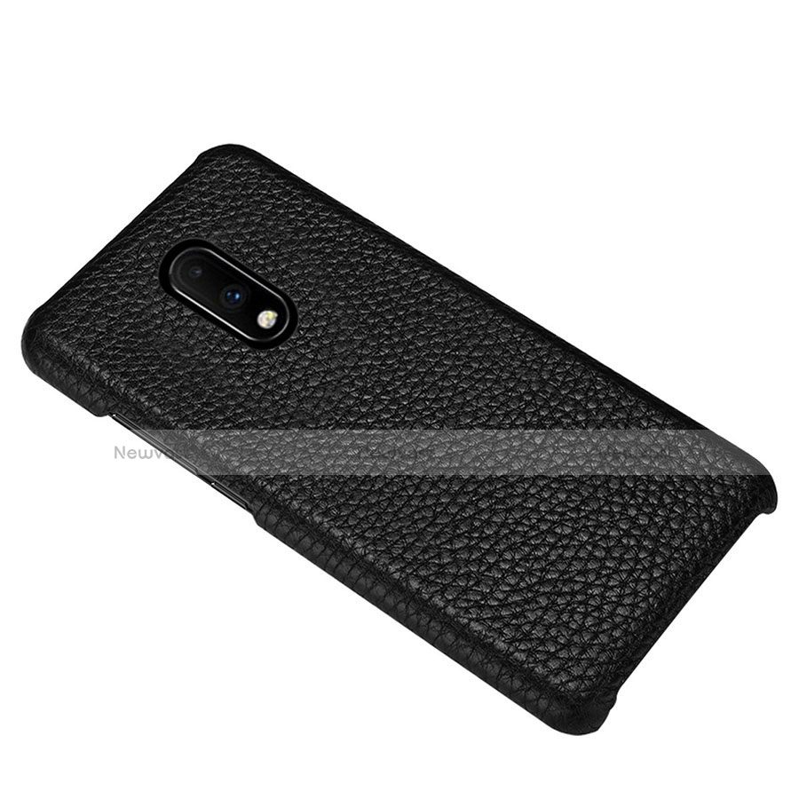 Soft Luxury Leather Snap On Case Cover S01 for OnePlus 7