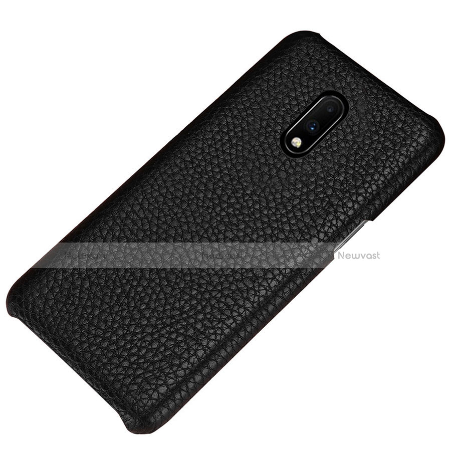 Soft Luxury Leather Snap On Case Cover S01 for OnePlus 7