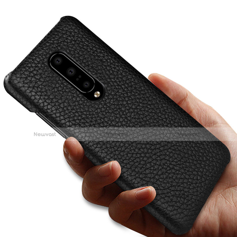 Soft Luxury Leather Snap On Case Cover S01 for OnePlus 7 Pro