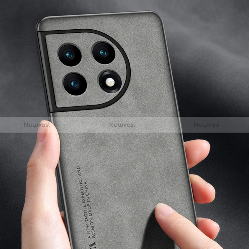 Soft Luxury Leather Snap On Case Cover S01 for OnePlus Ace 2 Pro 5G