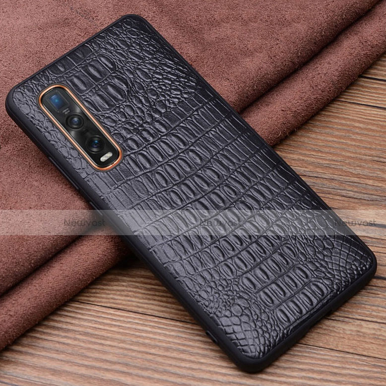 Soft Luxury Leather Snap On Case Cover S01 for Oppo Find X2 Pro