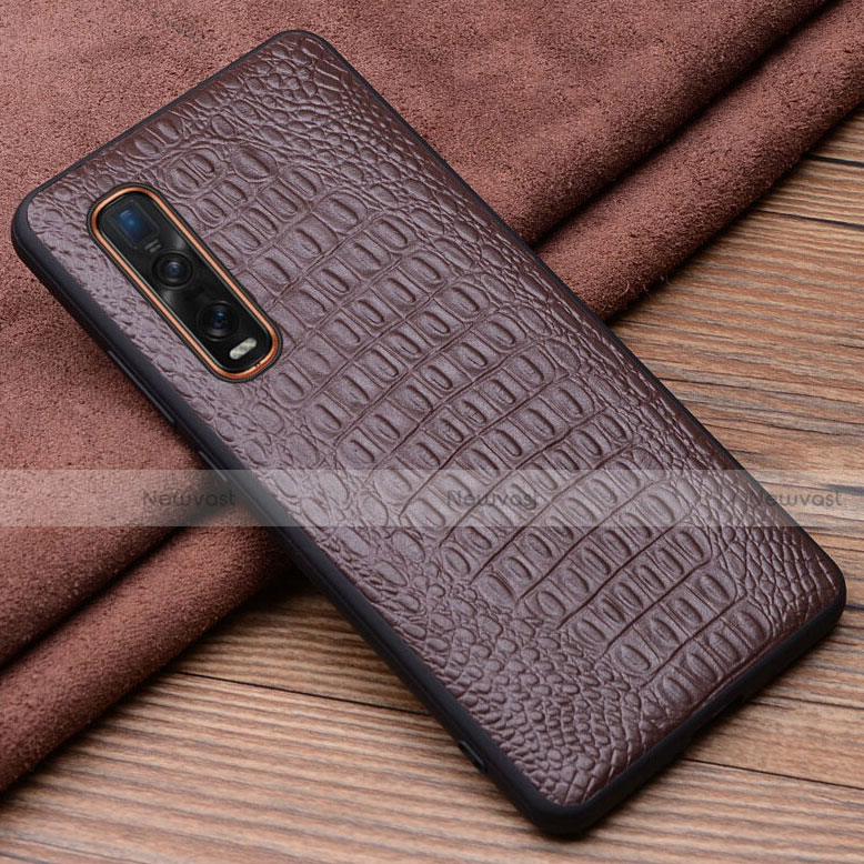 Soft Luxury Leather Snap On Case Cover S01 for Oppo Find X2 Pro