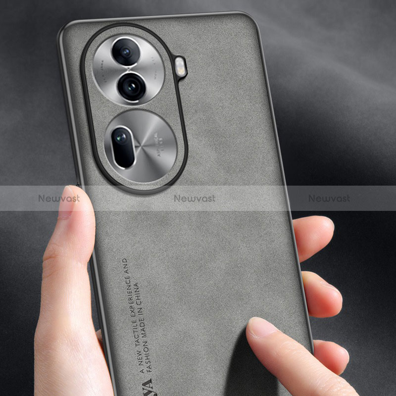 Soft Luxury Leather Snap On Case Cover S01 for Oppo Reno11 Pro 5G