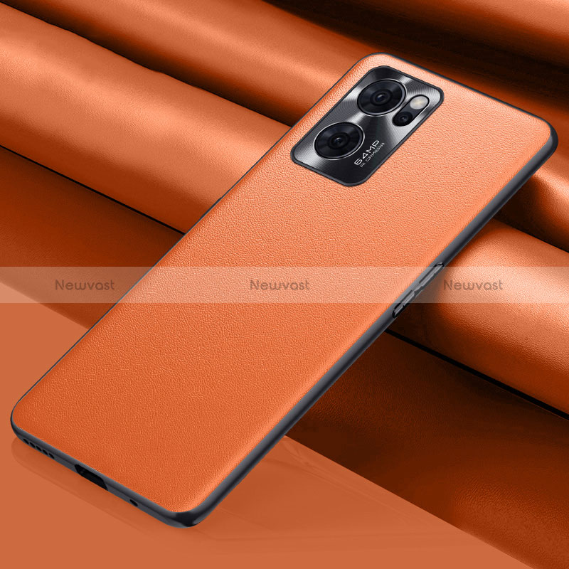 Soft Luxury Leather Snap On Case Cover S01 for Oppo Reno7 5G