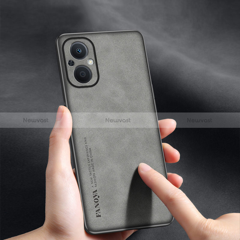 Soft Luxury Leather Snap On Case Cover S01 for Oppo Reno7 Z 5G