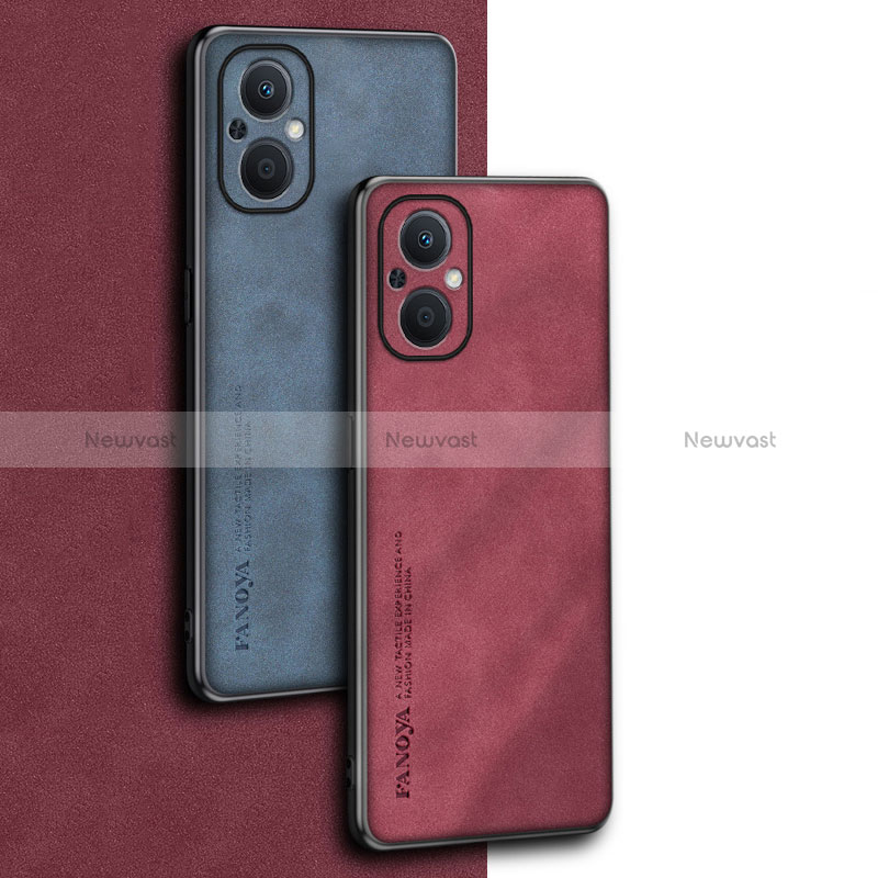 Soft Luxury Leather Snap On Case Cover S01 for Oppo Reno8 Lite 5G