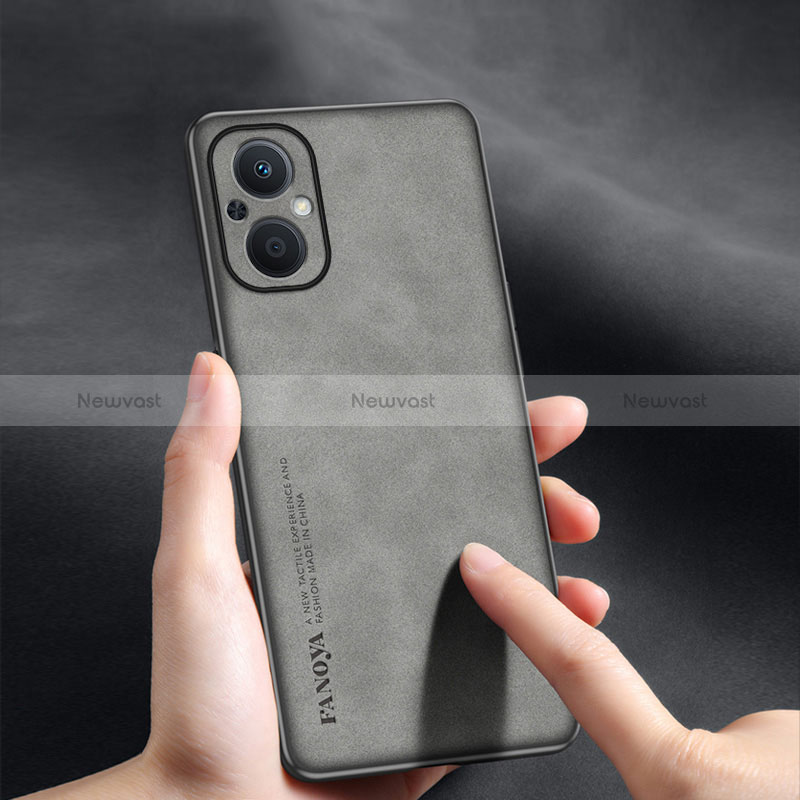 Soft Luxury Leather Snap On Case Cover S01 for Oppo Reno8 Z 5G