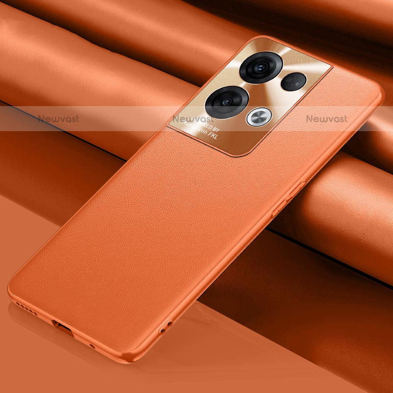 Soft Luxury Leather Snap On Case Cover S01 for Oppo Reno9 Pro+ Plus 5G