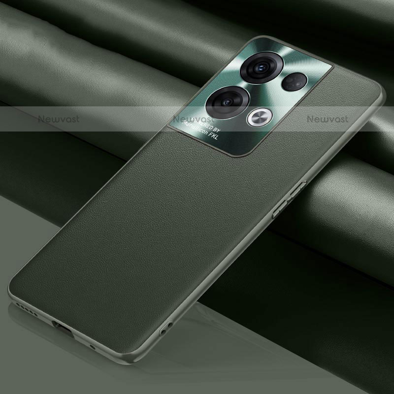 Soft Luxury Leather Snap On Case Cover S01 for Oppo Reno9 Pro+ Plus 5G