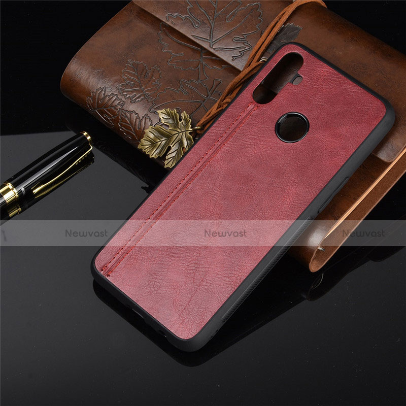Soft Luxury Leather Snap On Case Cover S01 for Realme C3