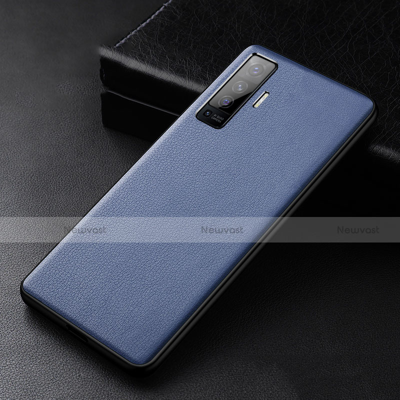 Soft Luxury Leather Snap On Case Cover S01 for Vivo X50 5G