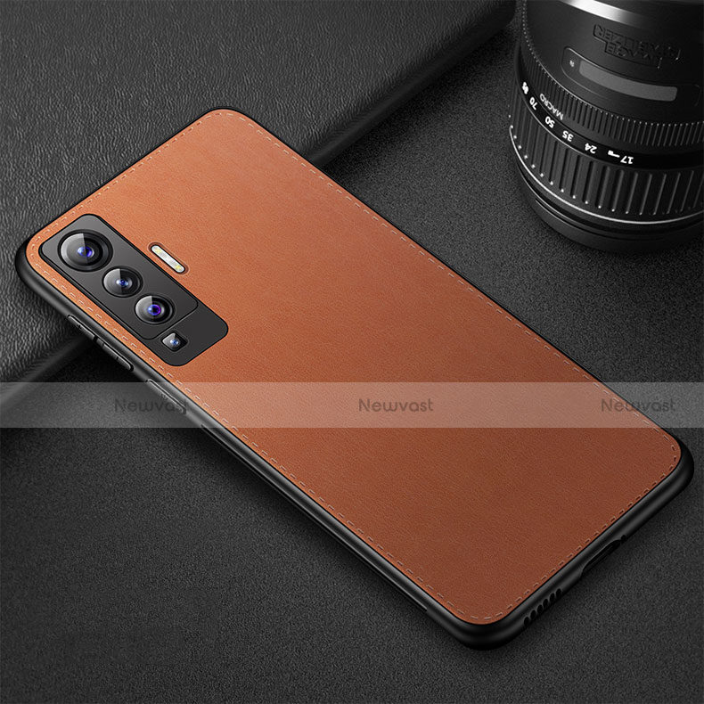 Soft Luxury Leather Snap On Case Cover S01 for Vivo X50 Pro 5G