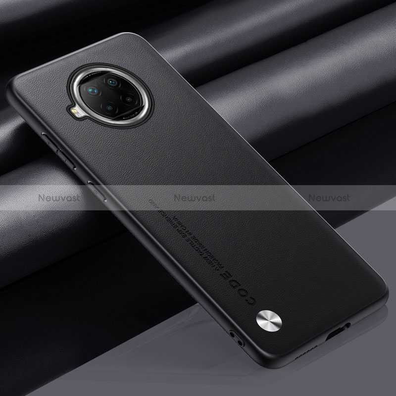 Soft Luxury Leather Snap On Case Cover S01 for Xiaomi Mi 10T Lite 5G Black