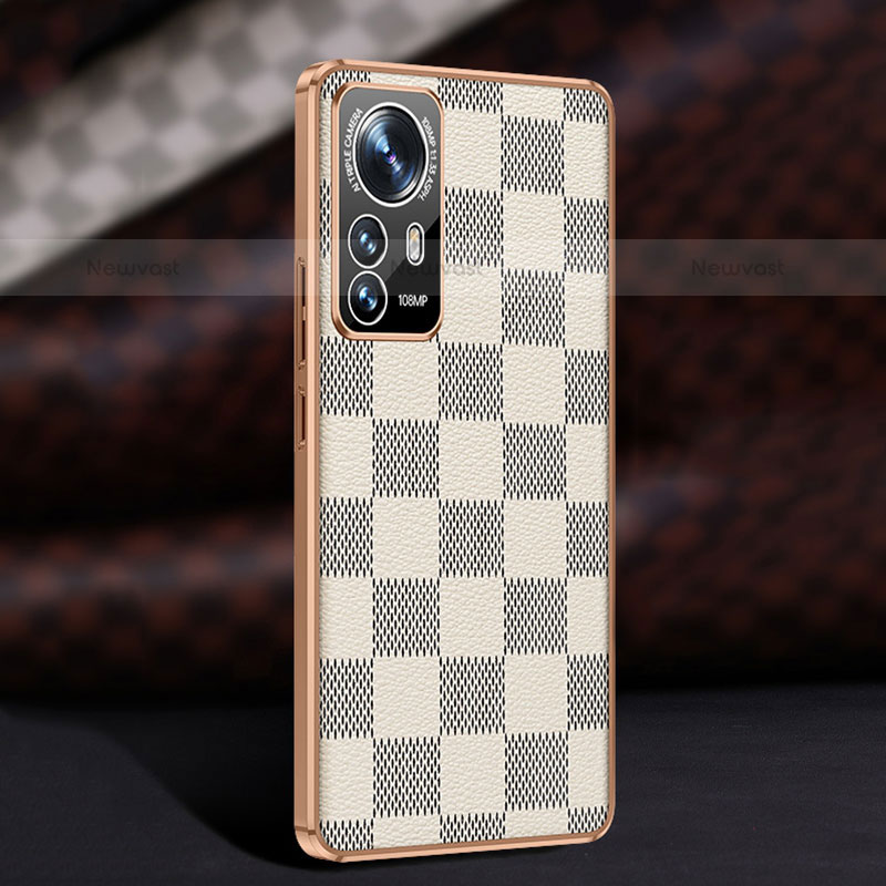Soft Luxury Leather Snap On Case Cover S01 for Xiaomi Mi 12 Pro 5G