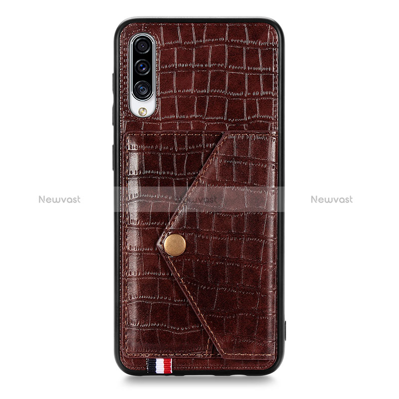 Soft Luxury Leather Snap On Case Cover S01D for Samsung Galaxy A50S