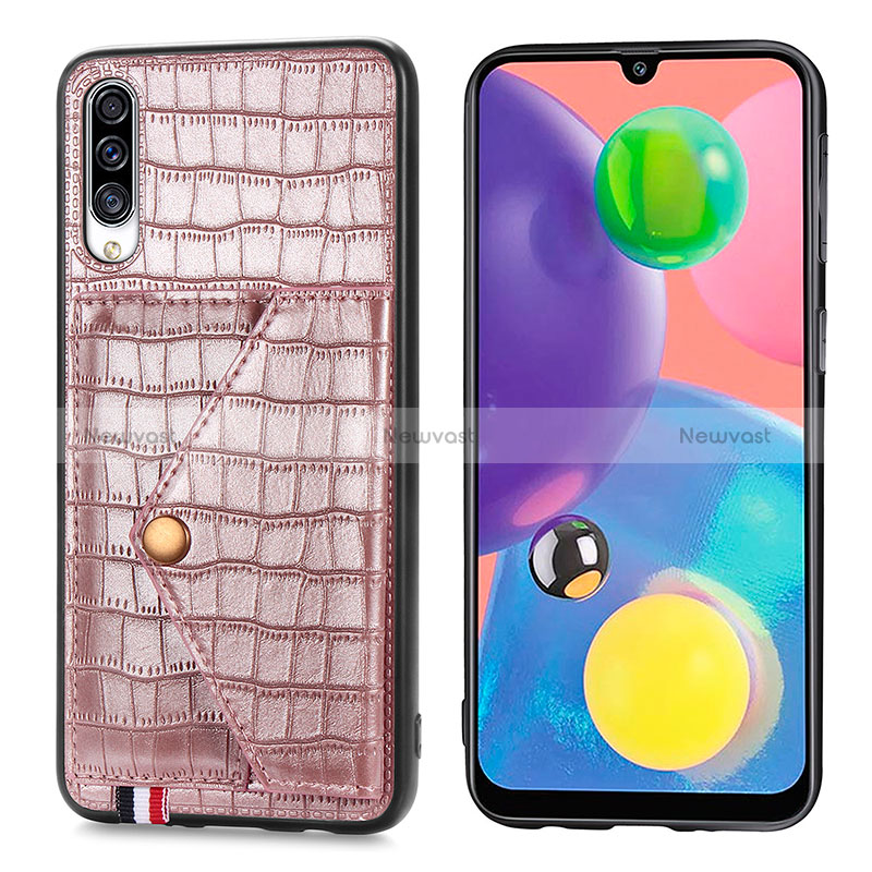Soft Luxury Leather Snap On Case Cover S01D for Samsung Galaxy A70S
