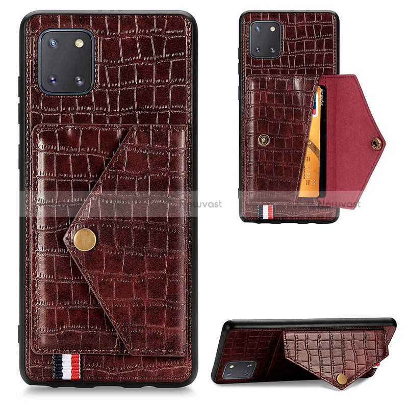 Soft Luxury Leather Snap On Case Cover S01D for Samsung Galaxy M60s