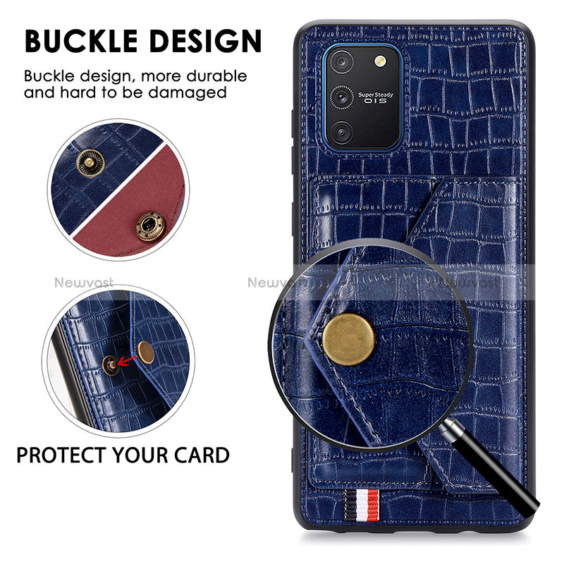 Soft Luxury Leather Snap On Case Cover S01D for Samsung Galaxy S10 Lite