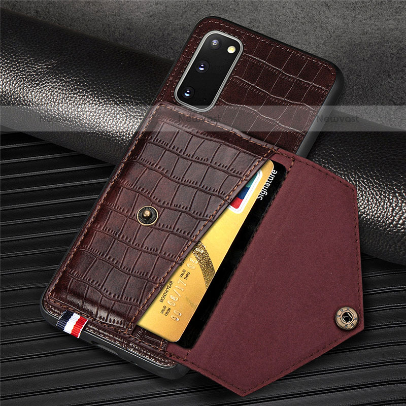 Soft Luxury Leather Snap On Case Cover S01D for Samsung Galaxy S20