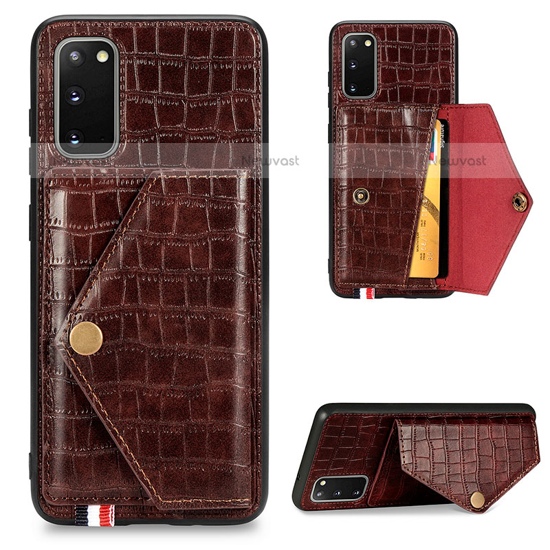 Soft Luxury Leather Snap On Case Cover S01D for Samsung Galaxy S20 5G