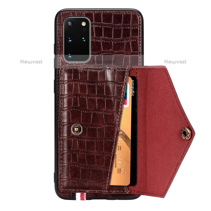 Soft Luxury Leather Snap On Case Cover S01D for Samsung Galaxy S20 Plus 5G