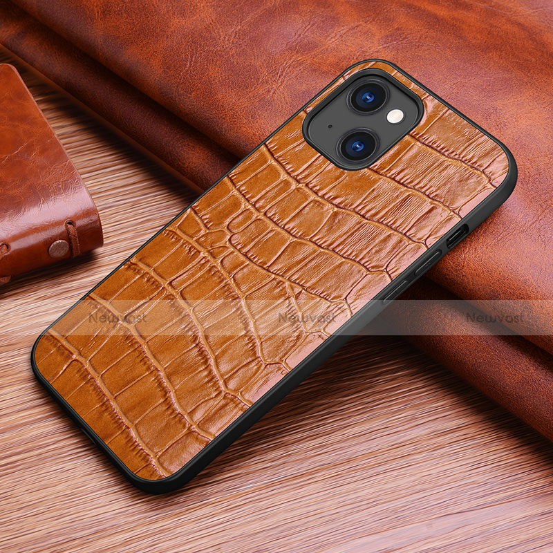 Soft Luxury Leather Snap On Case Cover S02 for Apple iPhone 13