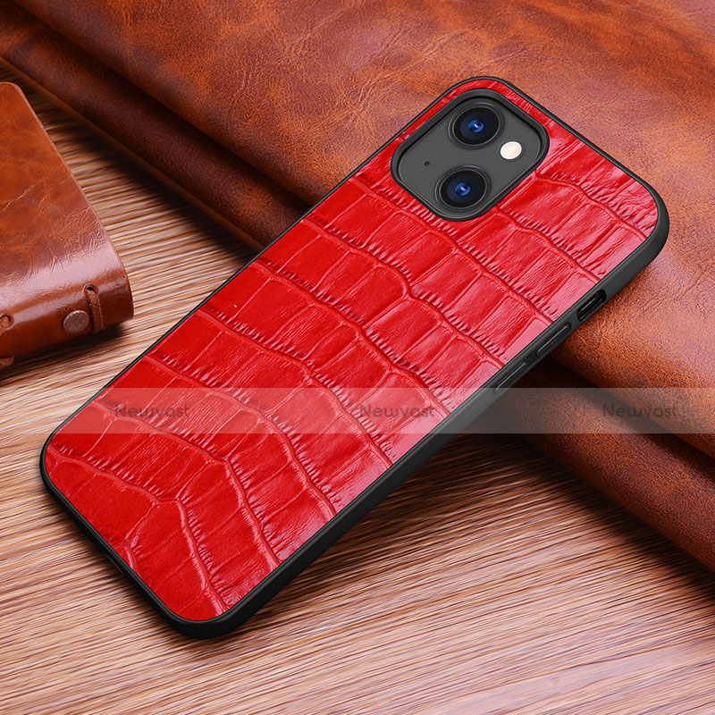 Soft Luxury Leather Snap On Case Cover S02 for Apple iPhone 13