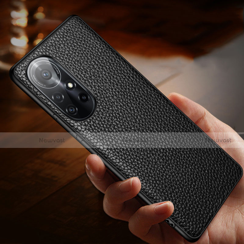 Soft Luxury Leather Snap On Case Cover S02 for Huawei Nova 8 5G