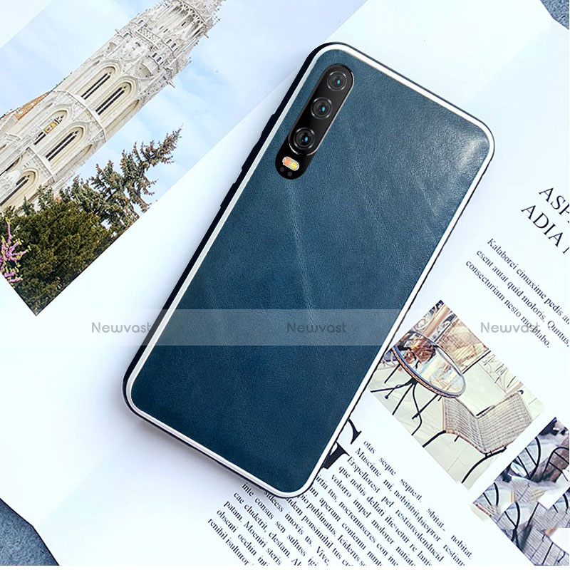 Soft Luxury Leather Snap On Case Cover S02 for Huawei P30