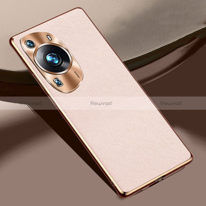 Soft Luxury Leather Snap On Case Cover S02 for Huawei P60 Pro
