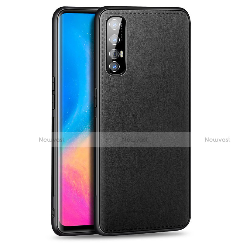 Soft Luxury Leather Snap On Case Cover S02 for Oppo Find X2 Neo