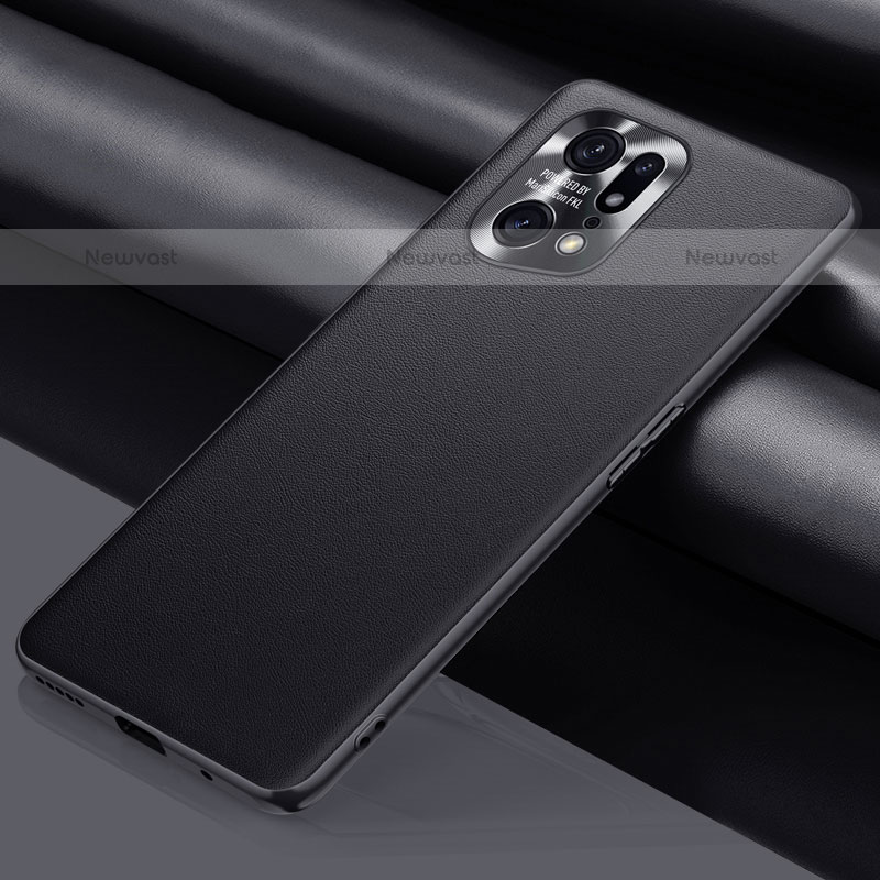 Soft Luxury Leather Snap On Case Cover S02 for Oppo Find X5 Pro 5G