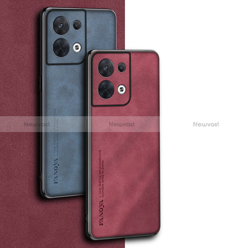 Soft Luxury Leather Snap On Case Cover S02 for Oppo Reno8 Pro 5G