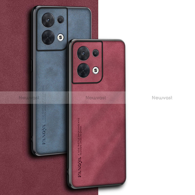 Soft Luxury Leather Snap On Case Cover S02 for Oppo Reno9 5G