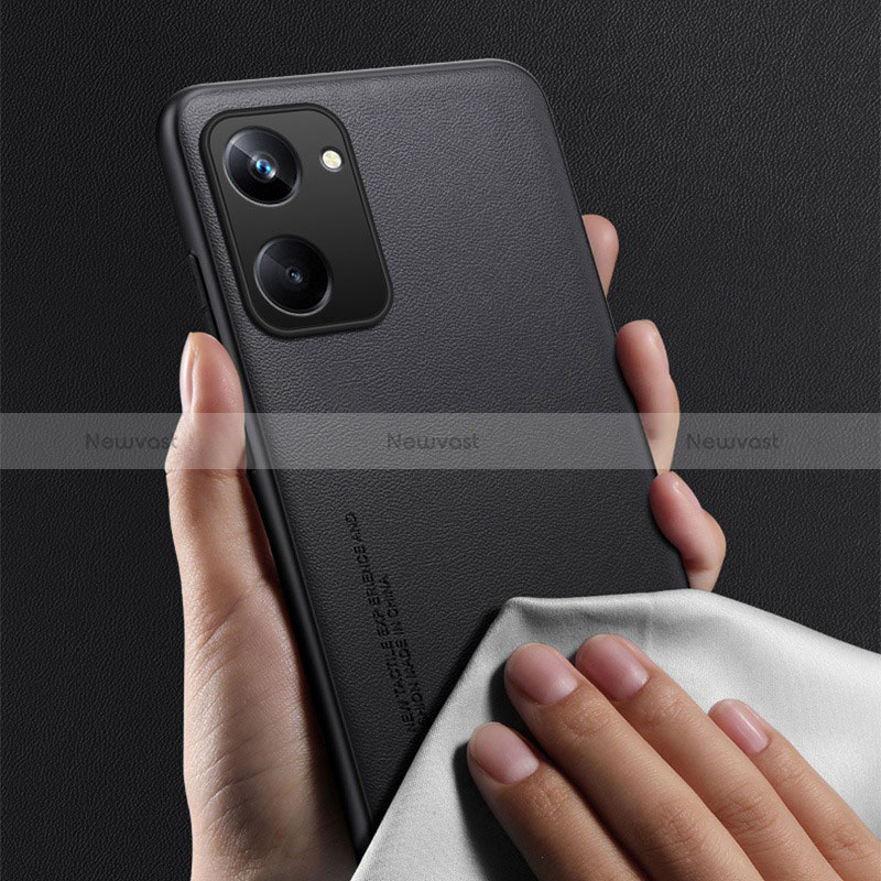 Soft Luxury Leather Snap On Case Cover S02 for Realme 10 Pro 5G