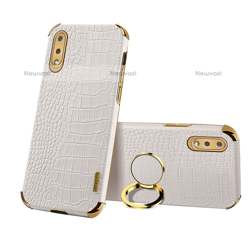 Soft Luxury Leather Snap On Case Cover S02 for Samsung Galaxy M02