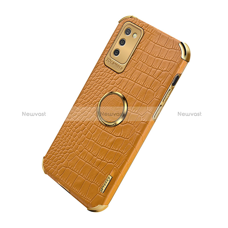 Soft Luxury Leather Snap On Case Cover S02 for Samsung Galaxy M02s