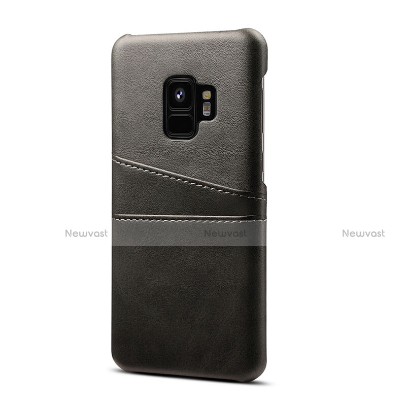 Soft Luxury Leather Snap On Case Cover S02 for Samsung Galaxy S9
